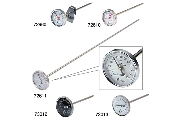 シンワ 温度計 V-1 丸T字型（調理用）